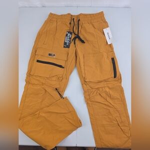 Reason Brand Cargo Pants Mustard Yellow Size Small NWT BO-3034